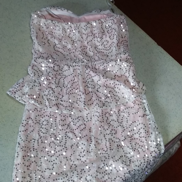 As U Wish Strapless Sequined Dress - Picture 3 of 3